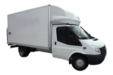 Van Hire Solihull - Ford Luton Box Tail Lift - Van hire Solihull